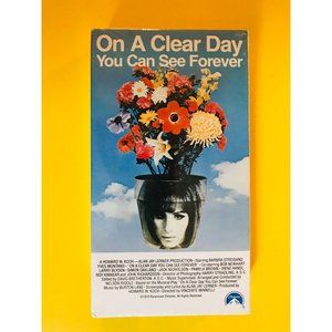 On a Clear Day You Can See Forever Barbra Streisand New Sealed VHS